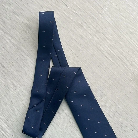 Christian Dior Men’s Tie Vintage Y2K Blue - Picture 7 of 8